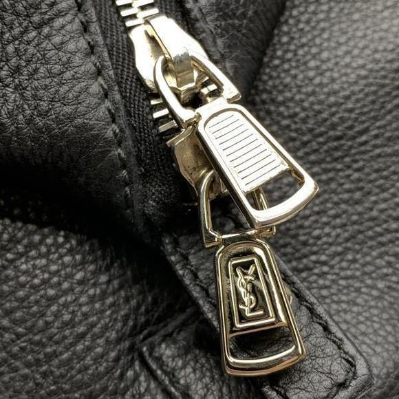 Yves Saint Laurent Leather Boston Tote Bag Black - Picture 6 of 10